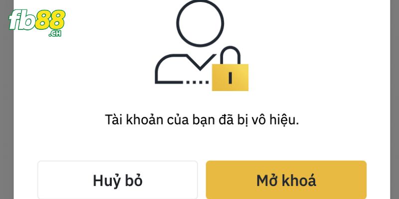 Trường hợp đổi mật khẩu FB88 không thành công 